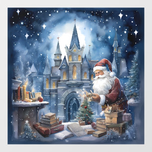 Autocollant Pour Fenêtre Clôture de fenêtre magique de la veille de Noël