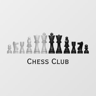 Autocollant Pour Fenêtre Clôture de fenêtre Pièces d'échecs