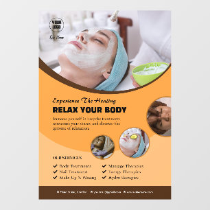 Autocollant Pour Fenêtre Clôture de fenêtre Spa personnalisée