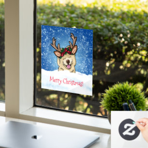 Autocollant Pour Fenêtre Clôture de la fenêtre Chow Reindeer