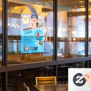 Autocollant Pour Fenêtre Clôture de la fenêtre Cours de natation