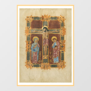 Autocollant Pour Fenêtre Clôture de la fenêtre crucifixion