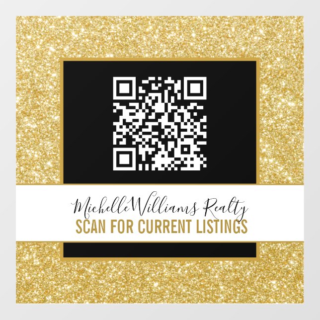 Autocollant Pour Fenêtre Clôture de la fenêtre d'affaires Gold Parties scin (Feuille)