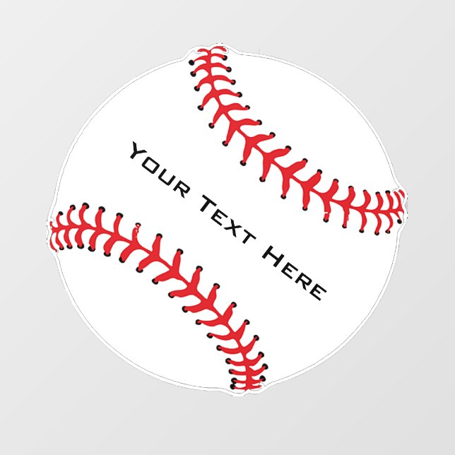 Autocollant Pour Fenêtre Clôture de la fenêtre de baseball (Feuille)