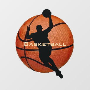 Autocollant Pour Fenêtre Clôture de la fenêtre de basket-ball