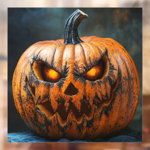 Autocollant Pour Fenêtre Clôture de la fenêtre du Citrouille d'horreur Hall