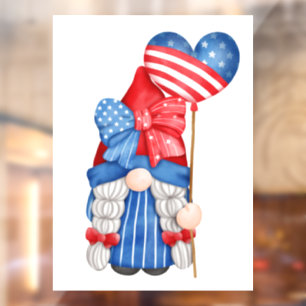 Autocollant Pour Fenêtre Clôture de la fenêtre du Jour de l'Indépendance