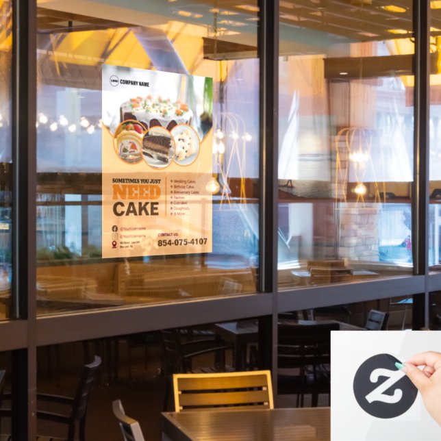 Autocollant Pour Fenêtre Clôture de la fenêtre Services de boulangerie (Fenêtre du restaurant)