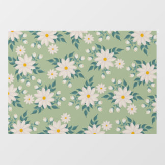 Autocollant Pour Fenêtre Clôture florale de 40 po * 28 po