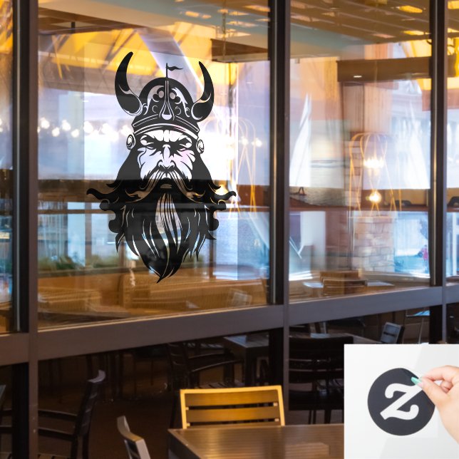 Autocollant Pour Fenêtre Clôture viking (Fenêtre du restaurant)