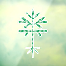 Clouage de fenêtre avec un écaillage vert