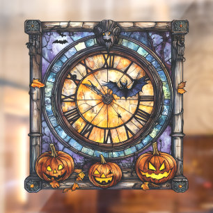 Autocollant Pour Fenêtre Clouage de fenêtre en verre d'Halloween Steampunk