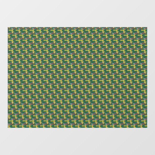 Autocollant Pour Fenêtre Clouage de la fenêtre Dala Horses (Feuille)