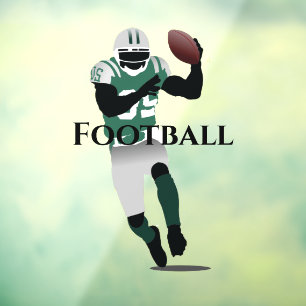 Autocollant Pour Fenêtre Clouage de la fenêtre de conception de football