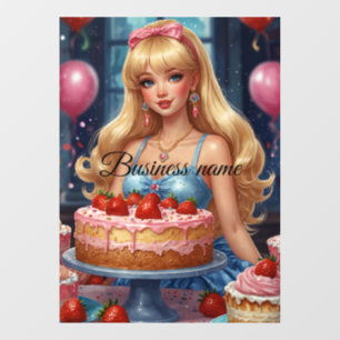 Autocollant Pour Fenêtre Clouage de la fenêtre de confiserie