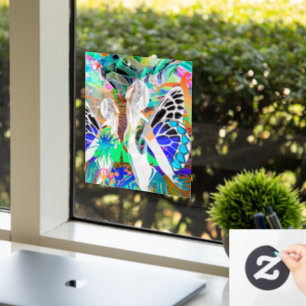 Autocollant Pour Fenêtre Clouage de la fenêtre de danse magique