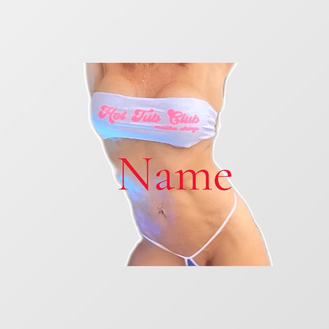 Autocollant Pour Fenêtre Club de bain à remous Thunder_Cove (Feuille)