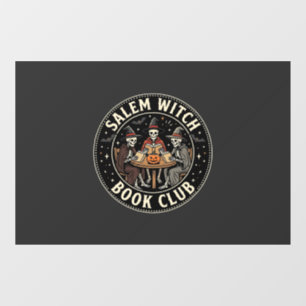 Autocollant Pour Fenêtre Club de lecture de sorcières de Salem Halloween De