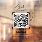 Code QR d'entreprise transparent personnalisé Médi