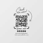 Code QR d'entreprise transparent personnalisé Médi