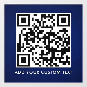 Autocollant Pour Fenêtre Code QR   Moderne Simple Élégant Scannable 