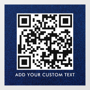 Autocollant Pour Fenêtre Code QR   Moderne Simple Élégant Scannable 