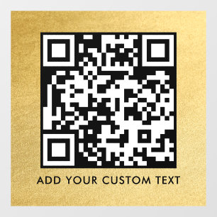 Autocollant Pour Fenêtre Code QR   Moderne Simple Scannable Élégant 