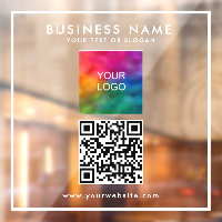 Code QR personnalisé - Logo d'entreprise Texte mod