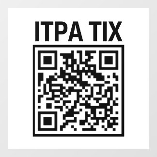 AUTOCOLLANT POUR FENÊTRE CODE QR TIX ITPA - CLAIR FENÊTRE