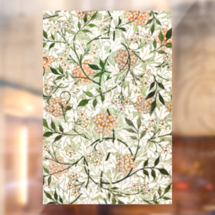 Autocollant Pour Fenêtre Conception de jardin de fleurs de jasmin de Willia