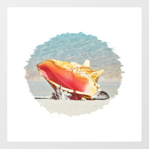 Autocollant Pour Fenêtre Conche Sur La Plage Carrelage Céramique Bureau Org