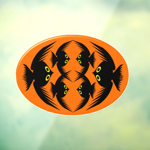 Autocollant Pour Fenêtre Corbeaux d'Halloween