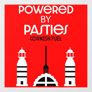 Autocollant Pour Fenêtre Cornouailles Pâtés Cornish Anglais Nourriture