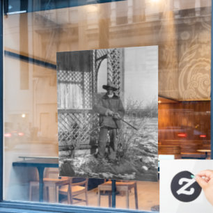 Autocollant Pour Fenêtre Cowboy Rancher ou le hors-la-loi canadien du Vieux