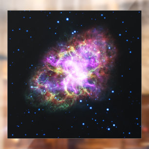 Autocollant Pour Fenêtre Crabe Nebula Supernova Remnant Hubble Composite