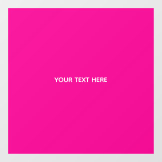 Autocollant Pour Fenêtre Creat Your Own Megenta Invitation Postcard