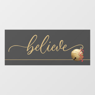 Autocollant Pour Fenêtre CROYANCE sophistiquée Jingle Bell Noël
