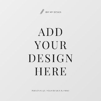 Autocollant Pour Fenêtre Custom Window Cling Printing 24x36" Translucent