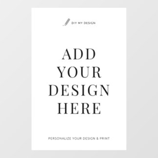 Autocollant Pour Fenêtre Custom Window Decal Printing 24x36" Vinyl Signage