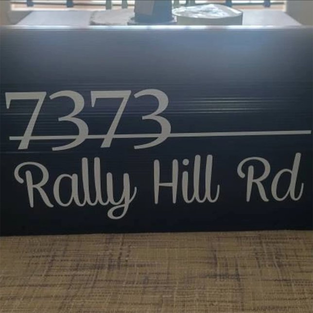 Autocollant Pour Fenêtre Cute Personalized Mailbox Number and Address (Custom Mailbox Number and Address Label Letters )