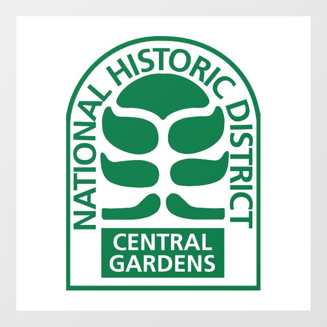 Autocollant Pour Fenêtre Décal de fenêtre Jardins centraux (Feuille)