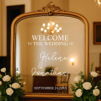 Décal Miroir De Mariage Personnalisé, Douche, Fête