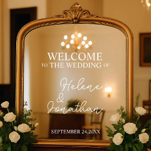 Autocollant Pour Fenêtre Décal Miroir De Mariage Personnalisé, Douche, Fête