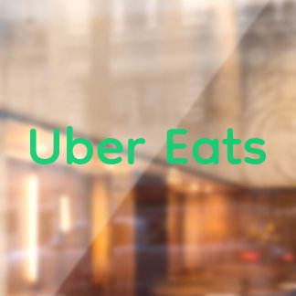 Autocollant Pour Fenêtre Décalage de la fenêtre du pilote de livraison Uber
