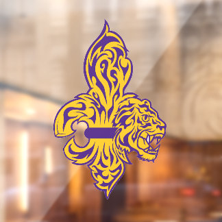 Autocollant Pour Fenêtre Décor de fenêtre Tiger Fleur De Lis