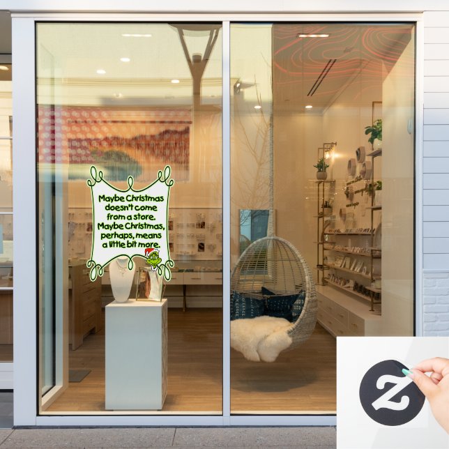 Autocollant Pour Fenêtre Décorations de Noël (Vitrine du magasin)