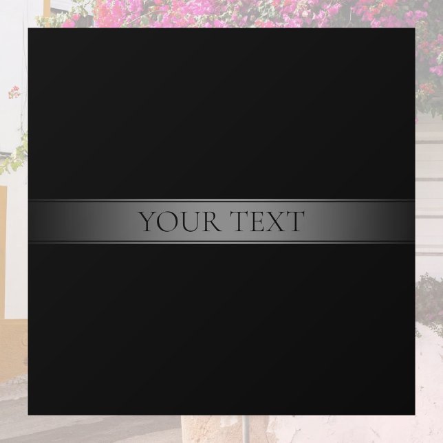 Autocollant Pour Fenêtre Dégradé rayé élégant simple et modifiable (Créateur téléchargé)