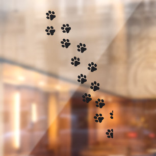 Autocollant Pour Fenêtre Devant le salon de toilettage pour animaux de comp