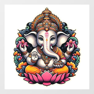 Autocollant Pour Fenêtre Dieu hindou Lord Ganesh Ganesha Ganormir fenêtre C