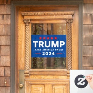 Autocollant Pour Fenêtre Donald Trump Reprenez l'Amérique